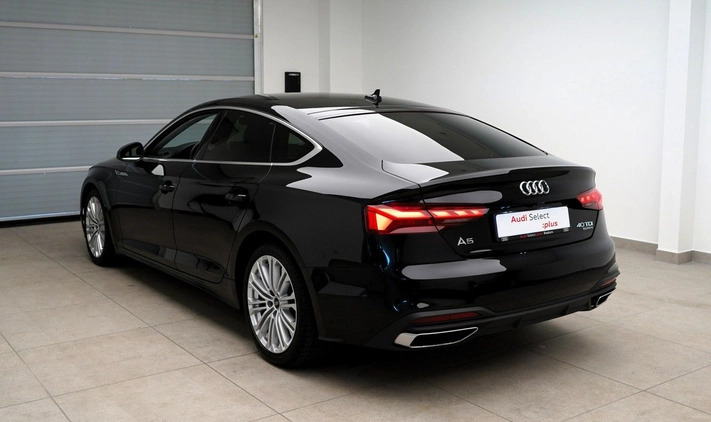 Audi A5 cena 189750 przebieg: 45117, rok produkcji 2020 z Strzegom małe 667